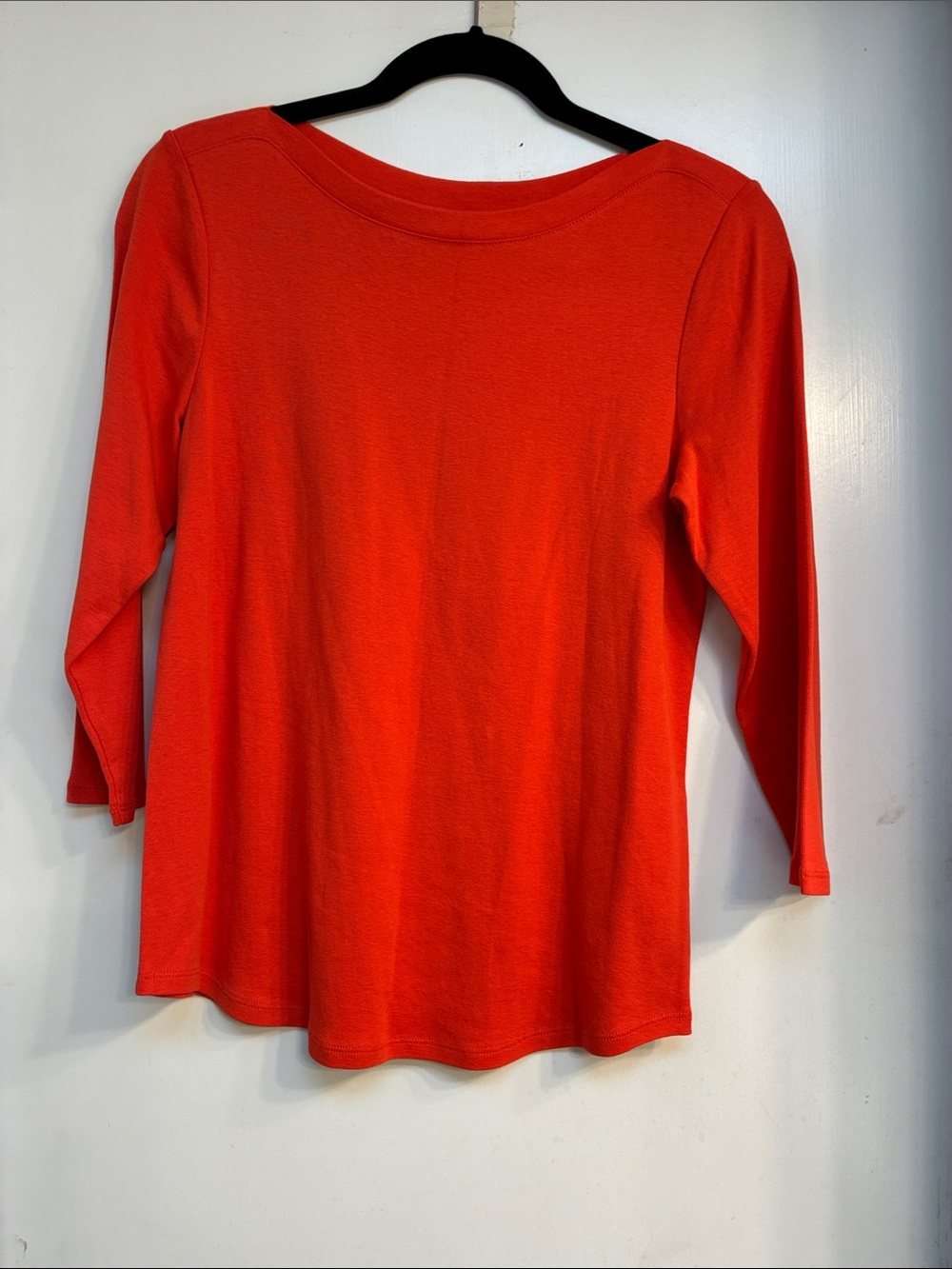 Chico's 3/4 Sleeve Boatneck Ultimate Tee